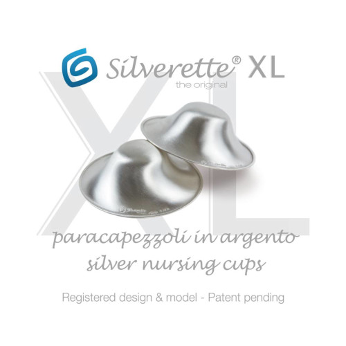 Silverette Still-Silberhütchen XL Ø 5 cm